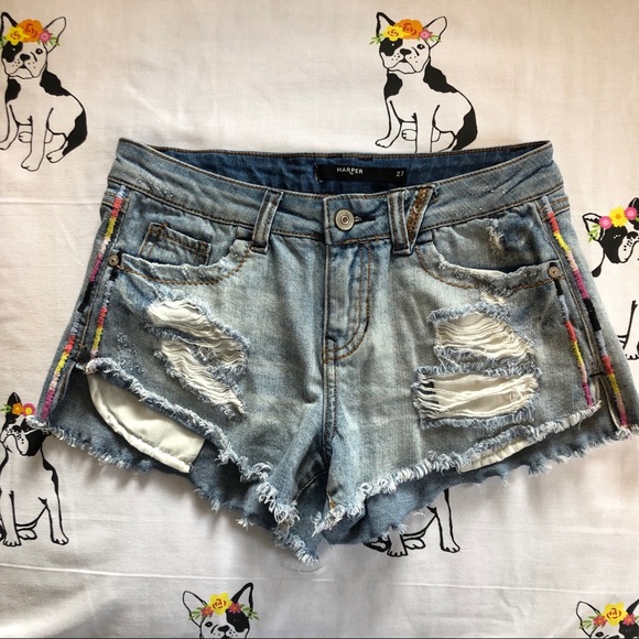 Harper Pants - Harper Denim Shorts
